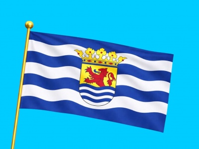 Vlag provincie Zeeland 120x180 cm Vlag provincie Zeeland 120x180 cm