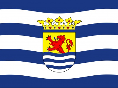 Vlag provincie Zeeland 70x100 cm