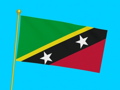 Vlag Saint Kitts en Nevis 100x150 cm