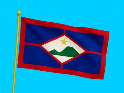 Vlag Sint Eustatius 150x225 cm Vlag Sint Eustatius 150x225 cm