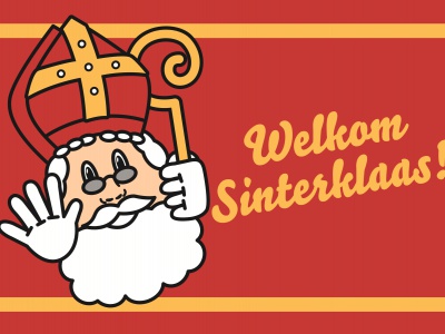 Vlag Sinterklaas versie 001 030x045 cm