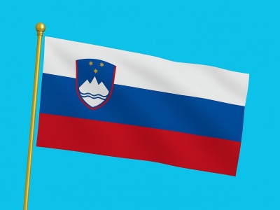 Vlag Slovenië 040x060 cm