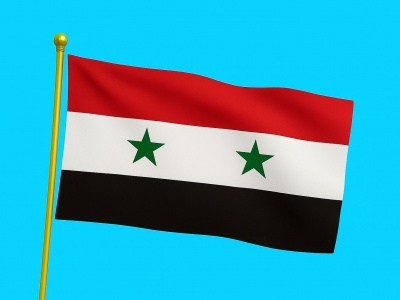 Vlag Syrië 1980-2024, 150x225 cm Vlag Syrië 1980-2024, 150x225 cm