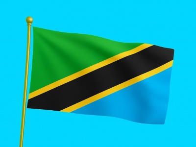 Vlag Tanzania 200x300 cm Vlag Tanzania 200x300 cm