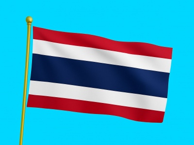Vlag Thailand 020x030 cm Vlag Thailand 020x030 cm