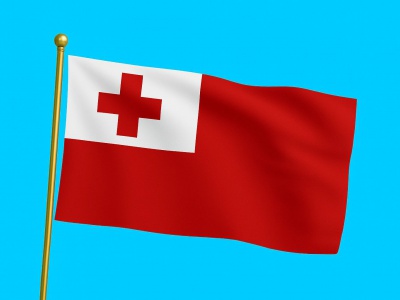 Vlag Tonga 020x030 cm Vlag Tonga 020x030 cm