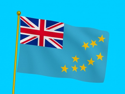 Vlag Tuvalu 030x045 cm