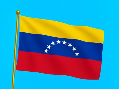 Vlag Venezuela 030x045 cm Vlag Venezuela 030x045 cm