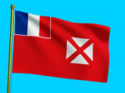 Vlag Wallis en Futuna 030x045 cm
