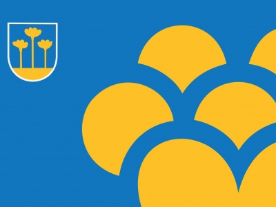 Vlag Zoetermeer 010x015 cm