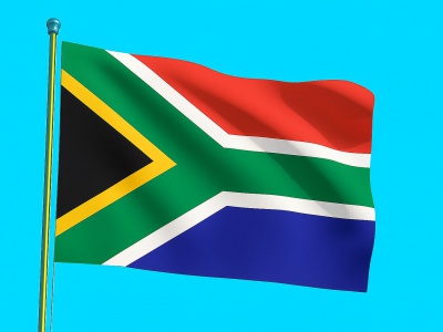 Vlag Zuid-Afrika 040x060 cm