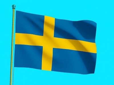 Vlag Zweden 050x075 cm