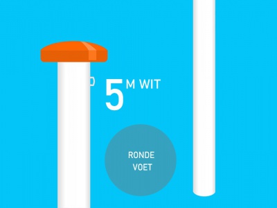 Vlaggenmast hout ronde voet Wit gelakt 5 meter Vlaggenmast hout ronde voet Wit gelakt 5 meter