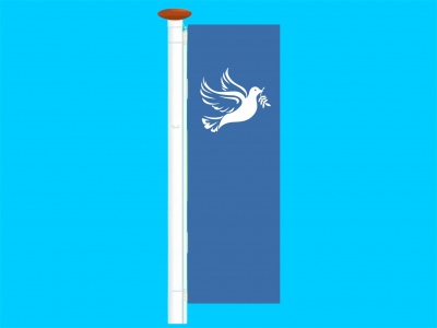 Vredesbanier 100x400 cm Vredesbanier 100x400 cm