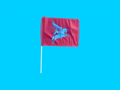 Zwaaivlag Airborne Pegasus 30x40 cm